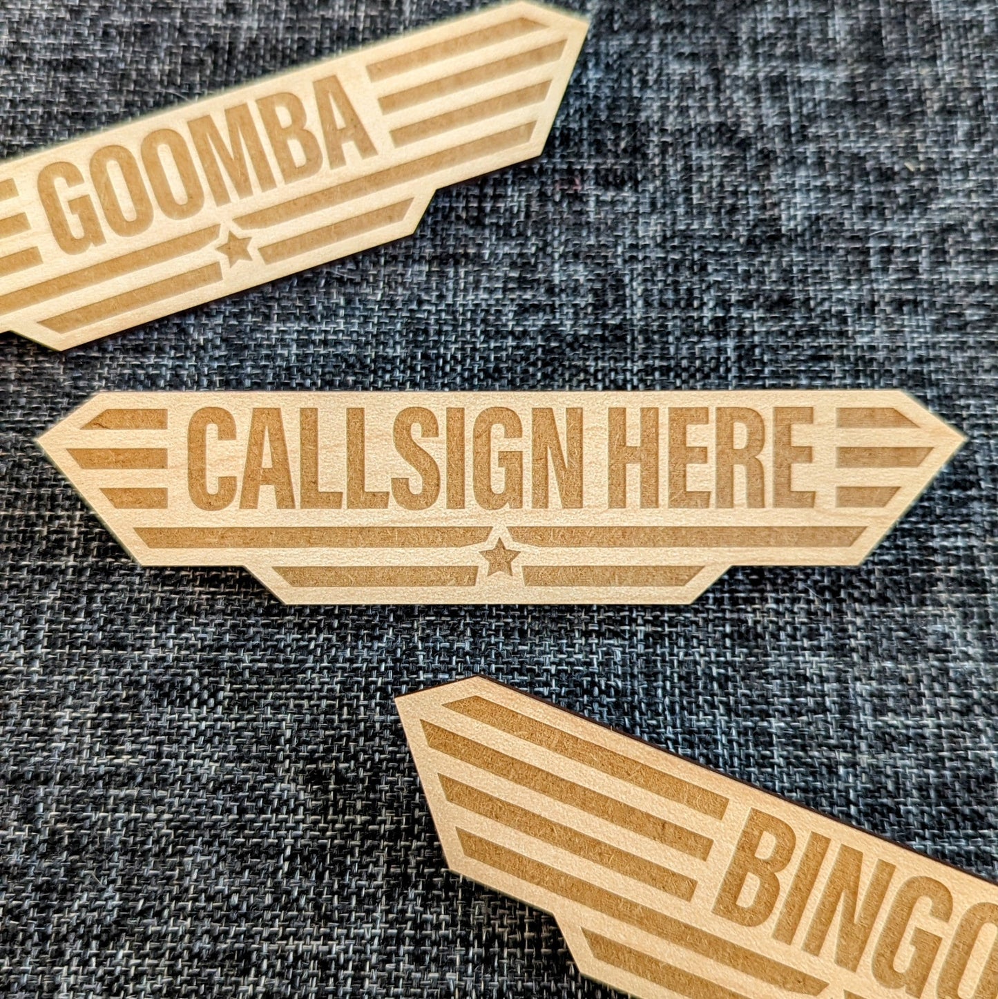 fighter pilot callsign badge, skyward starsight cytonic defiant by brandon sanderson, name badge