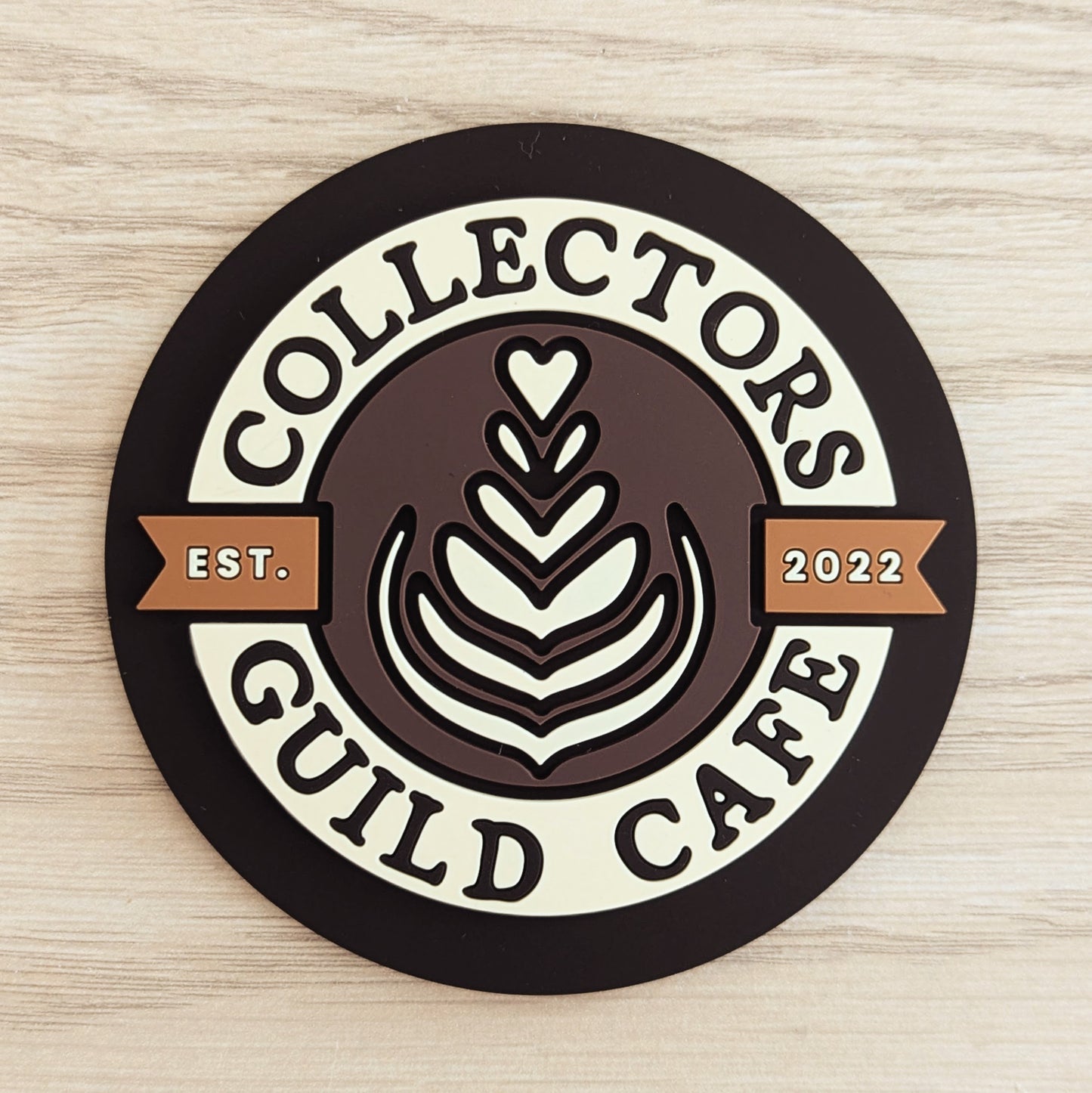 collectors guild cafe pvc coaster