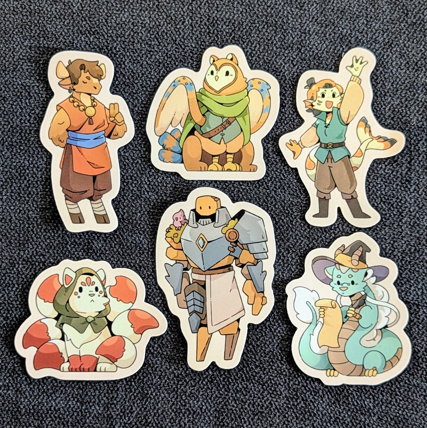Collectors Guild Cafe 2025 Stickers - 9 Pack