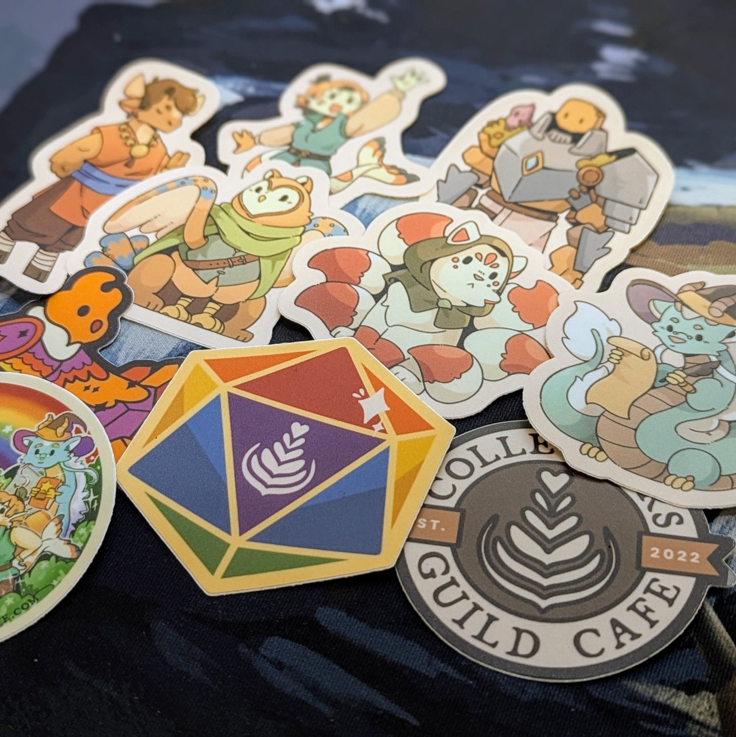 Collectors Guild Cafe 2025 Stickers - 9 Pack