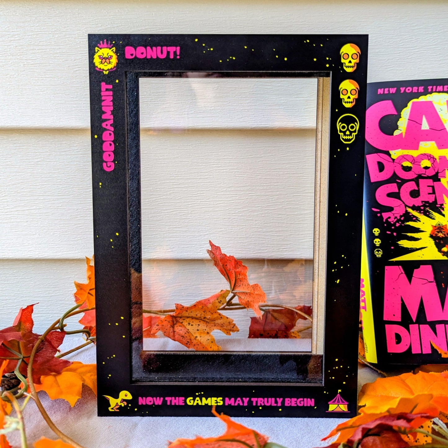 dungeon crawler carl display case for matt dinniman book goddamnit donut mongo is appalled carls doomsday scenario kickstarter