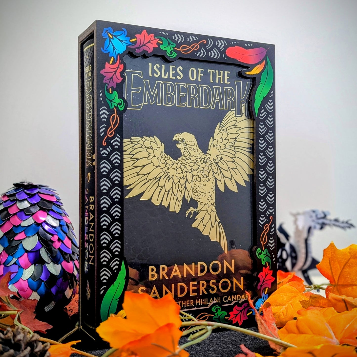 book display cases for brandon sanderson secret project books Tress Frugal Yumi Sunlit Man Emberdark