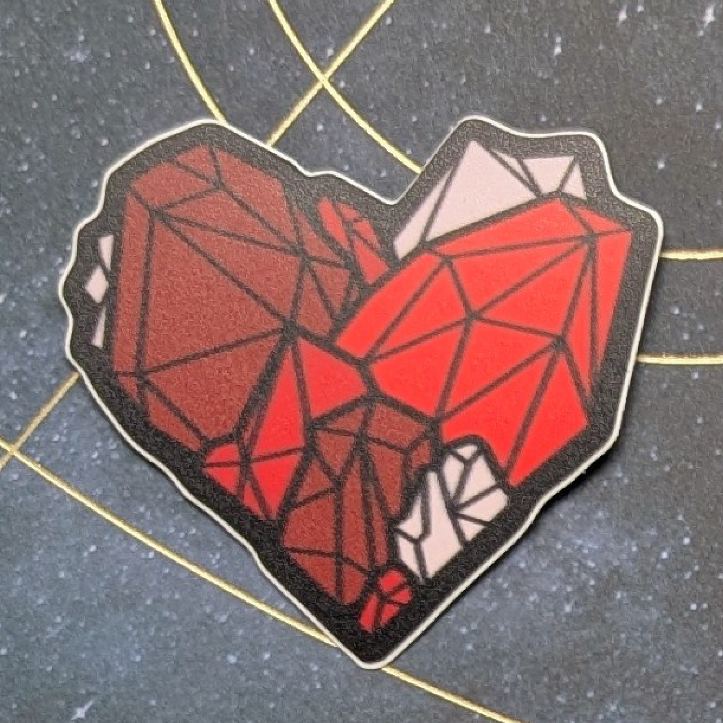 Gemheart Stickers - Singles or 10-pack