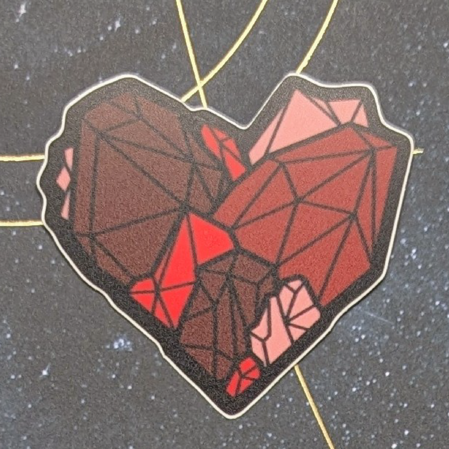Gemheart Stickers - Singles or 10-pack