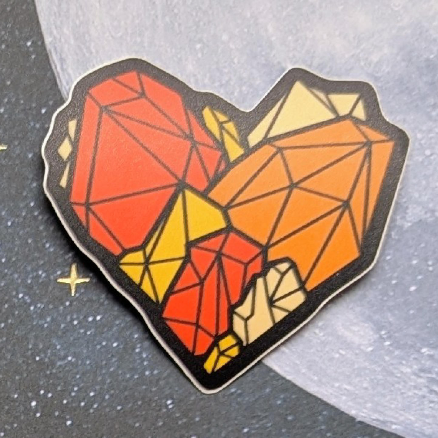 Gemheart Stickers - Singles or 10-pack