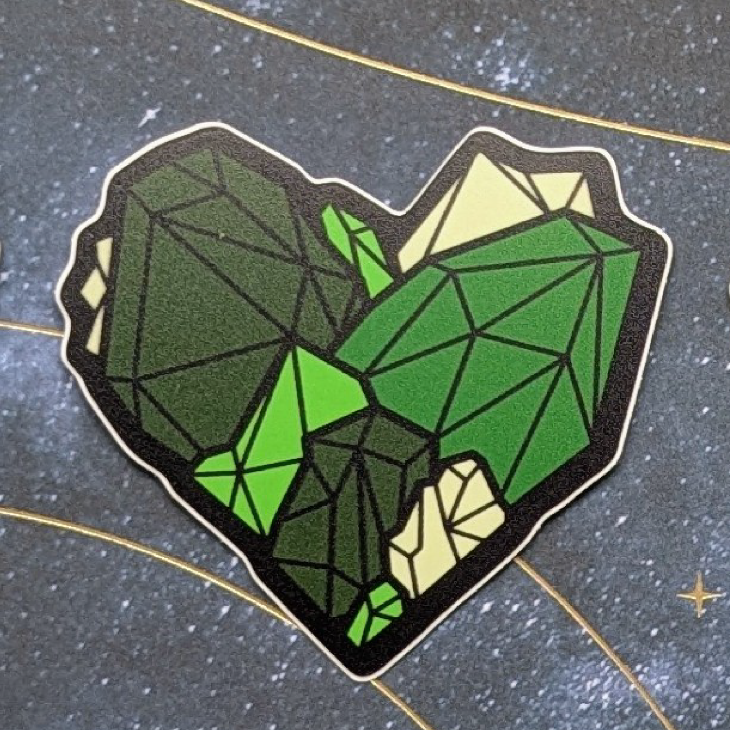 Gemheart Stickers - Singles or 10-pack