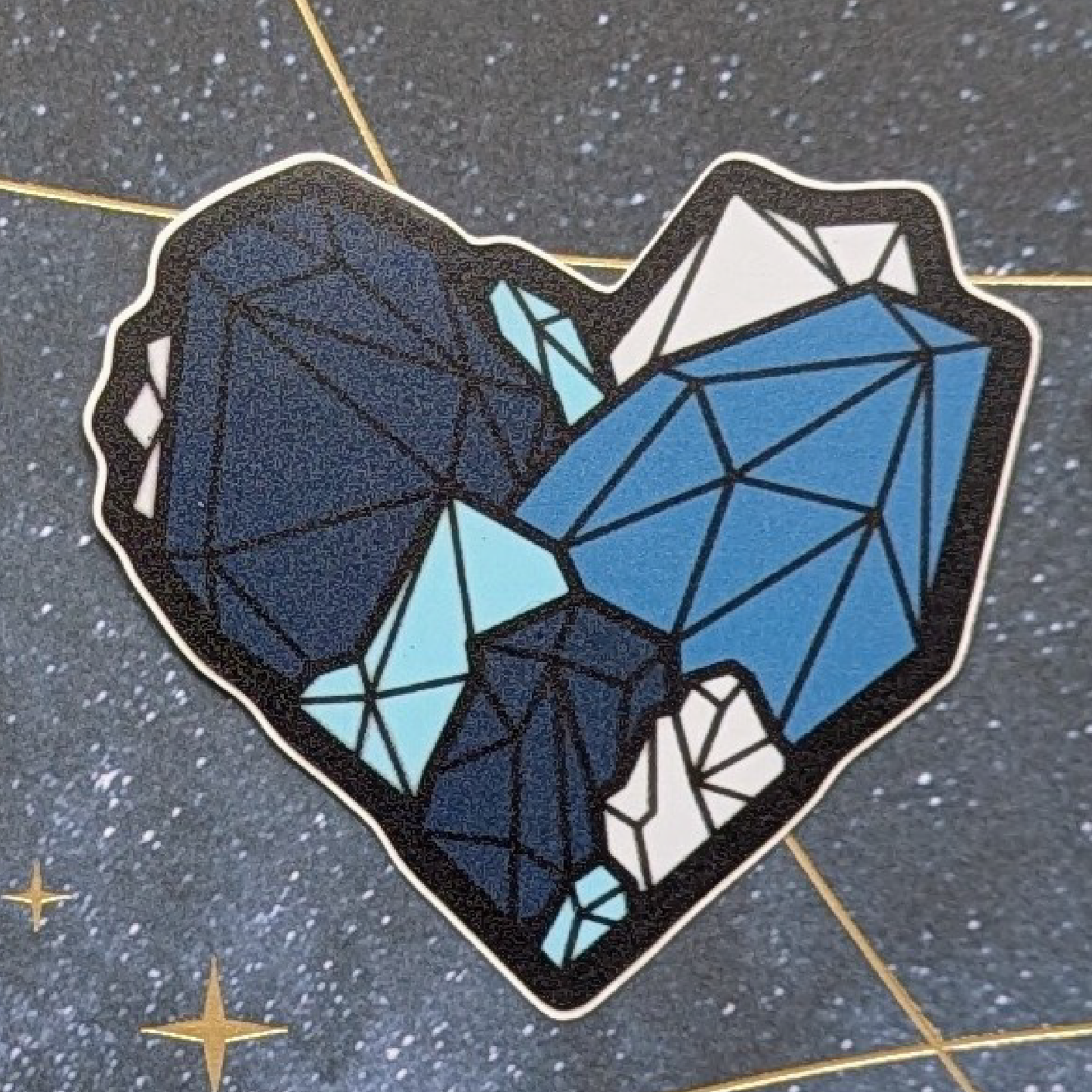 Gemheart Stickers - Singles or 10-pack