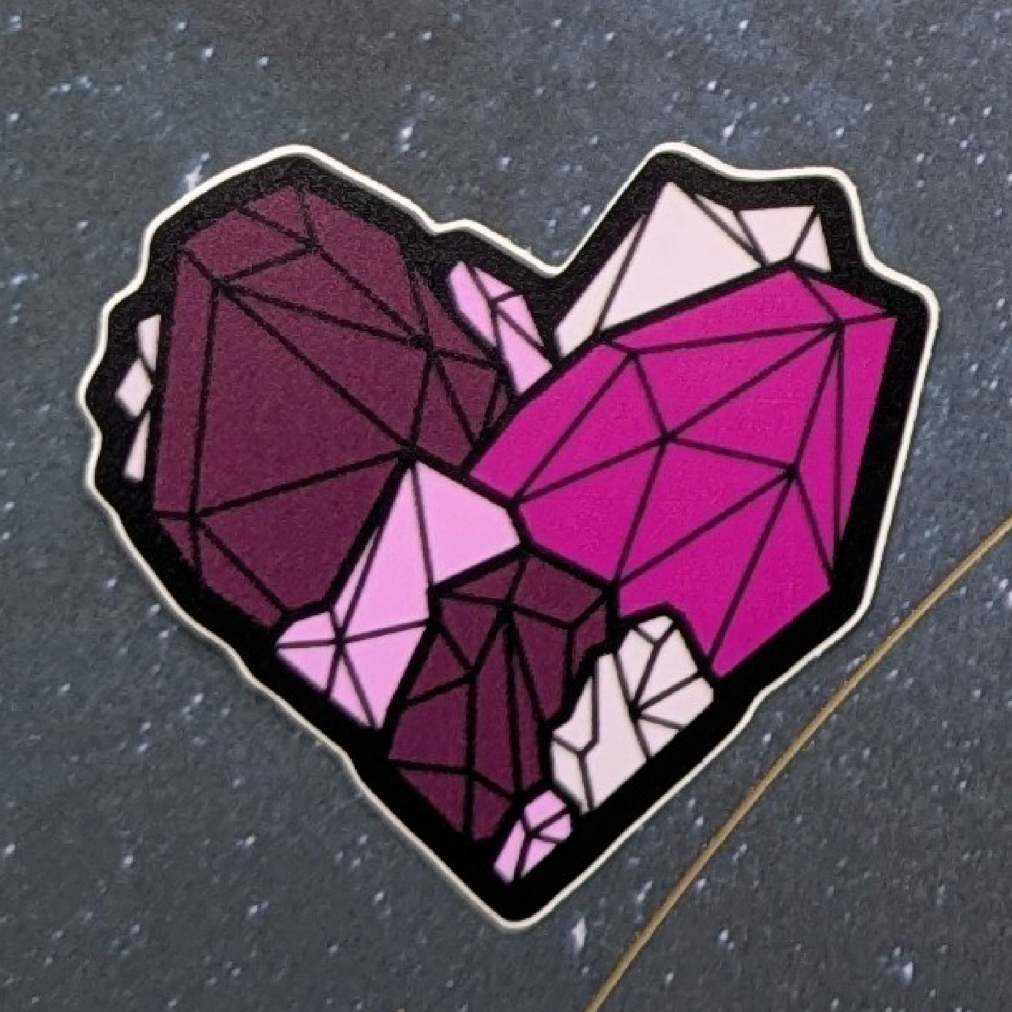 Gemheart Stickers - Singles or 10-pack
