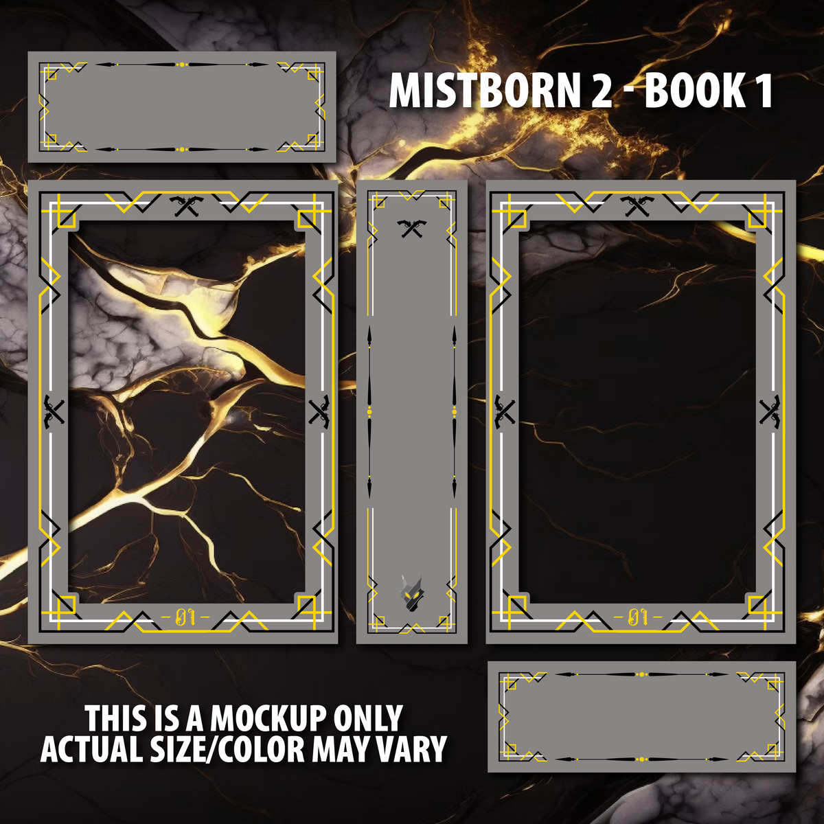 Book Slipcase Displays - Cosmere Leatherbounds