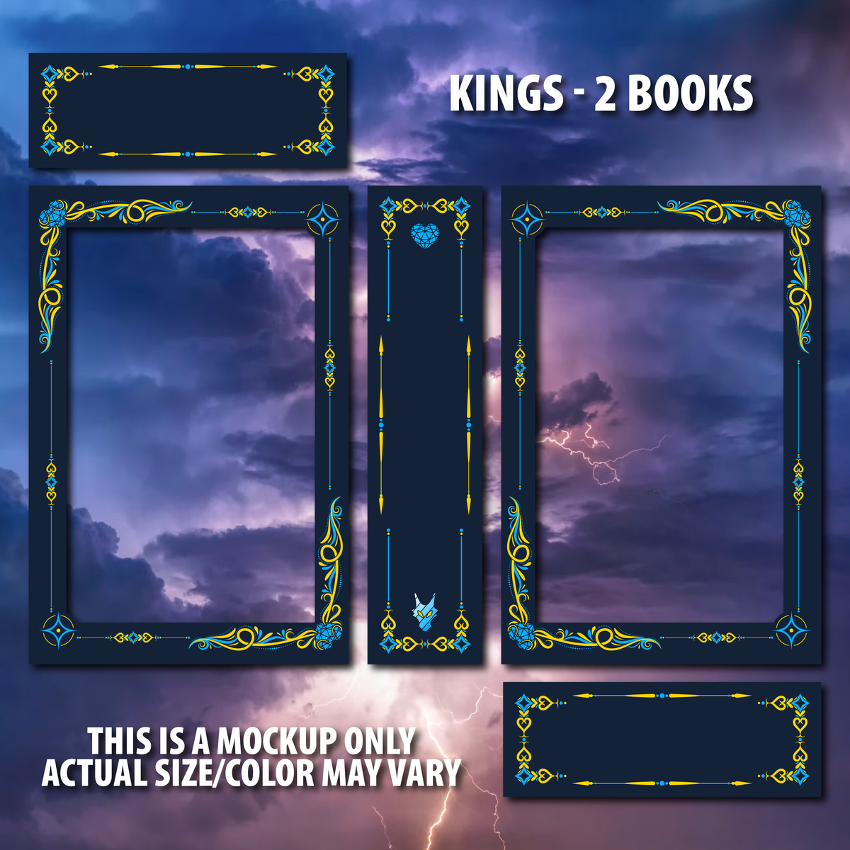 Book Slipcase Displays - Cosmere Leatherbounds