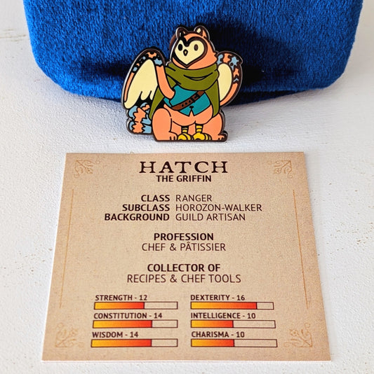 Collectors Guild Cafe Pin - Hatch the Ranger Griffin