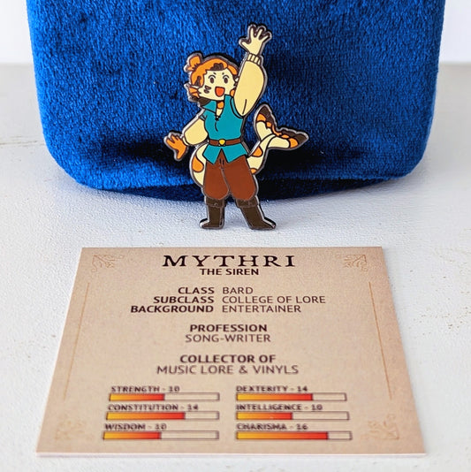 Collectors Guild Cafe Pin - Mythri the Bard Siren