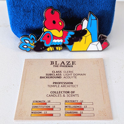 Collectors Guild Cafe Pin - Blaze & Pride Variants