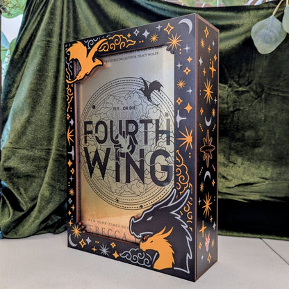 display cases for fourth wing by rebecca yarros