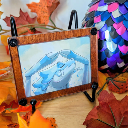 Card Display - 1-Slot with Perfect-Fit Sleeve - Reversible