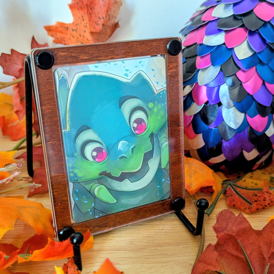 Card Display - 1-Slot with Perfect-Fit Sleeve - Reversible