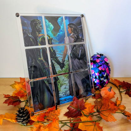 Card Display - 9-Slots with Perfect-Fit Sleeves - Reversible