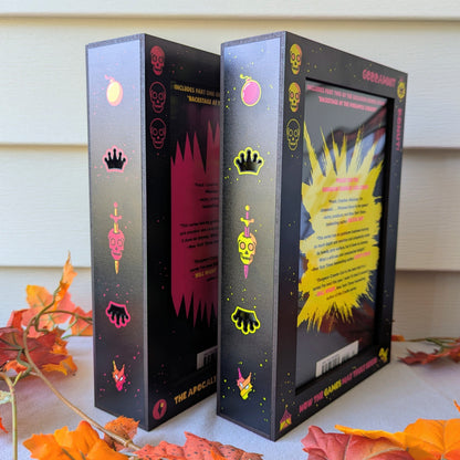 dungeon crawler carl display case for matt dinniman book goddamnit donut mongo is appalled carls doomsday scenario kickstarter