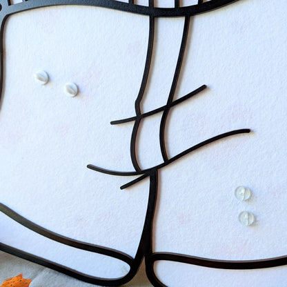 dungeon crawler carl white with red hearts boxers pin display