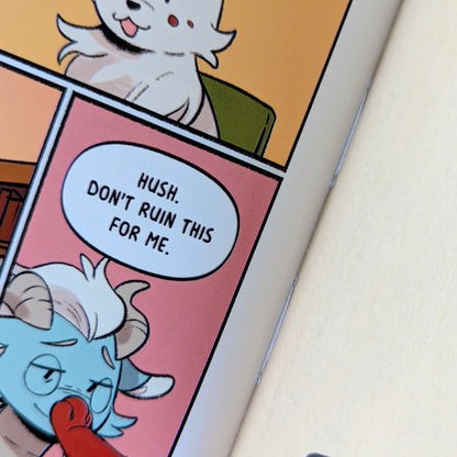 collectors guild cafe comic book by carly k mythic mgmt interior pages