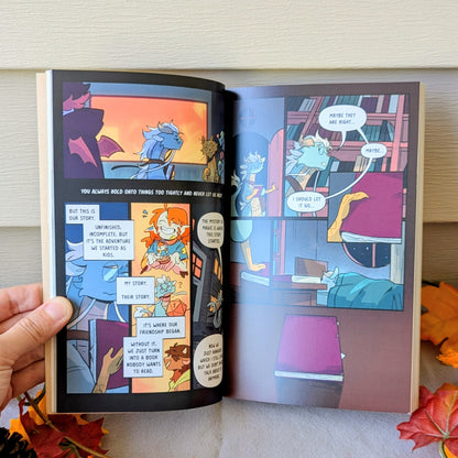 collectors guild cafe comic book by carly k mythic mgmt interior pages
