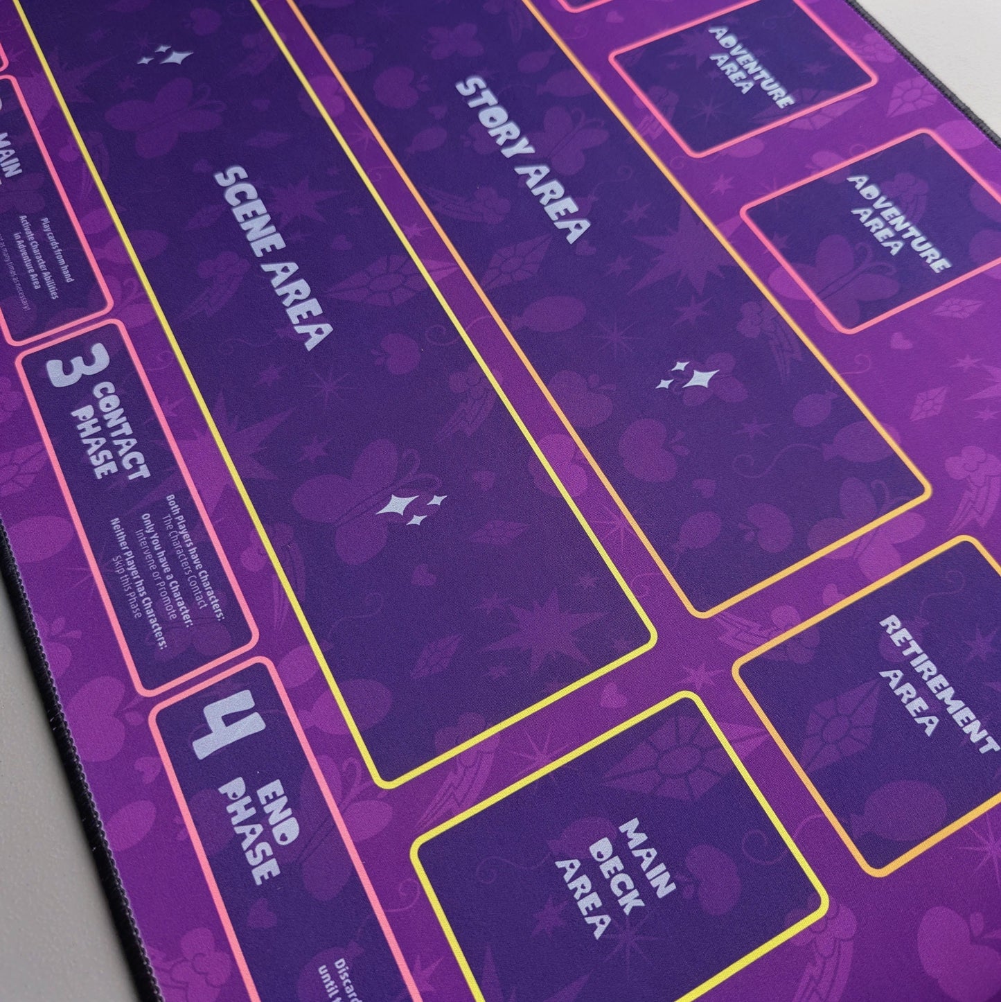 fable's folio playmat for my little pony trading card game from kayou magic the gathering applejack fluttershy rainbow dash rarity pinkie pie princess twilight sparkle