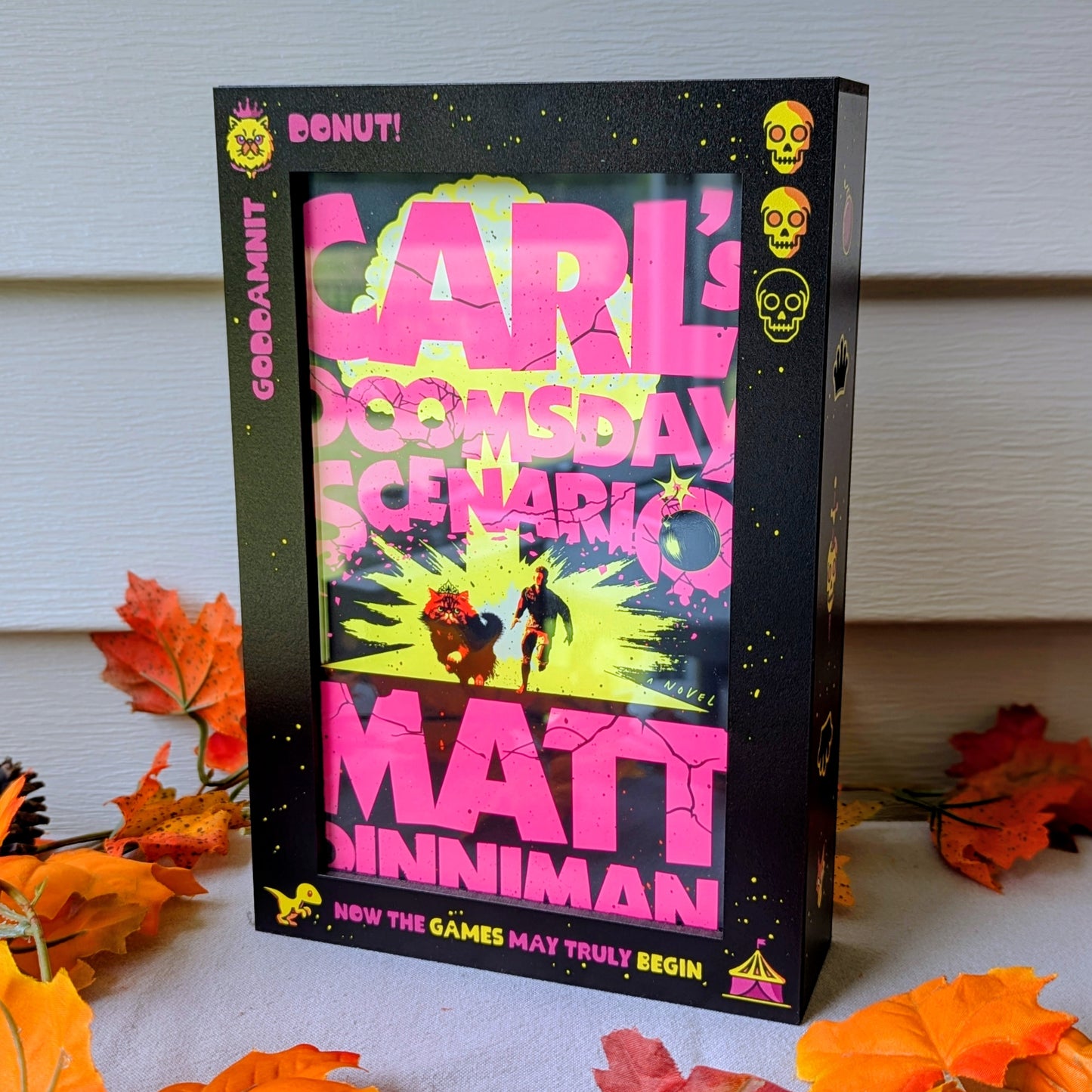 dungeon crawler carl display case for matt dinniman goddamnit ace hardcover kickstarter donut this is an outrage mongo is appalled