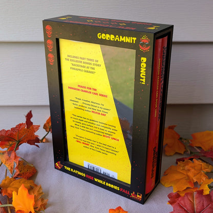 dungeon crawler carl display case for matt dinniman goddamnit ace hardcover kickstarter donut this is an outrage mongo is appalled