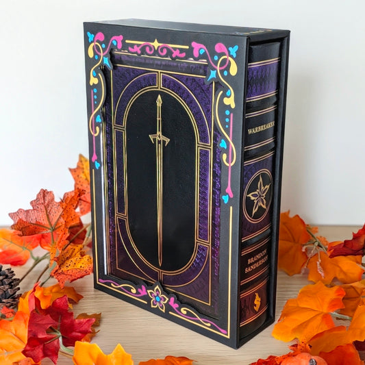 Book Slipcase Displays - Cosmere Leatherbounds