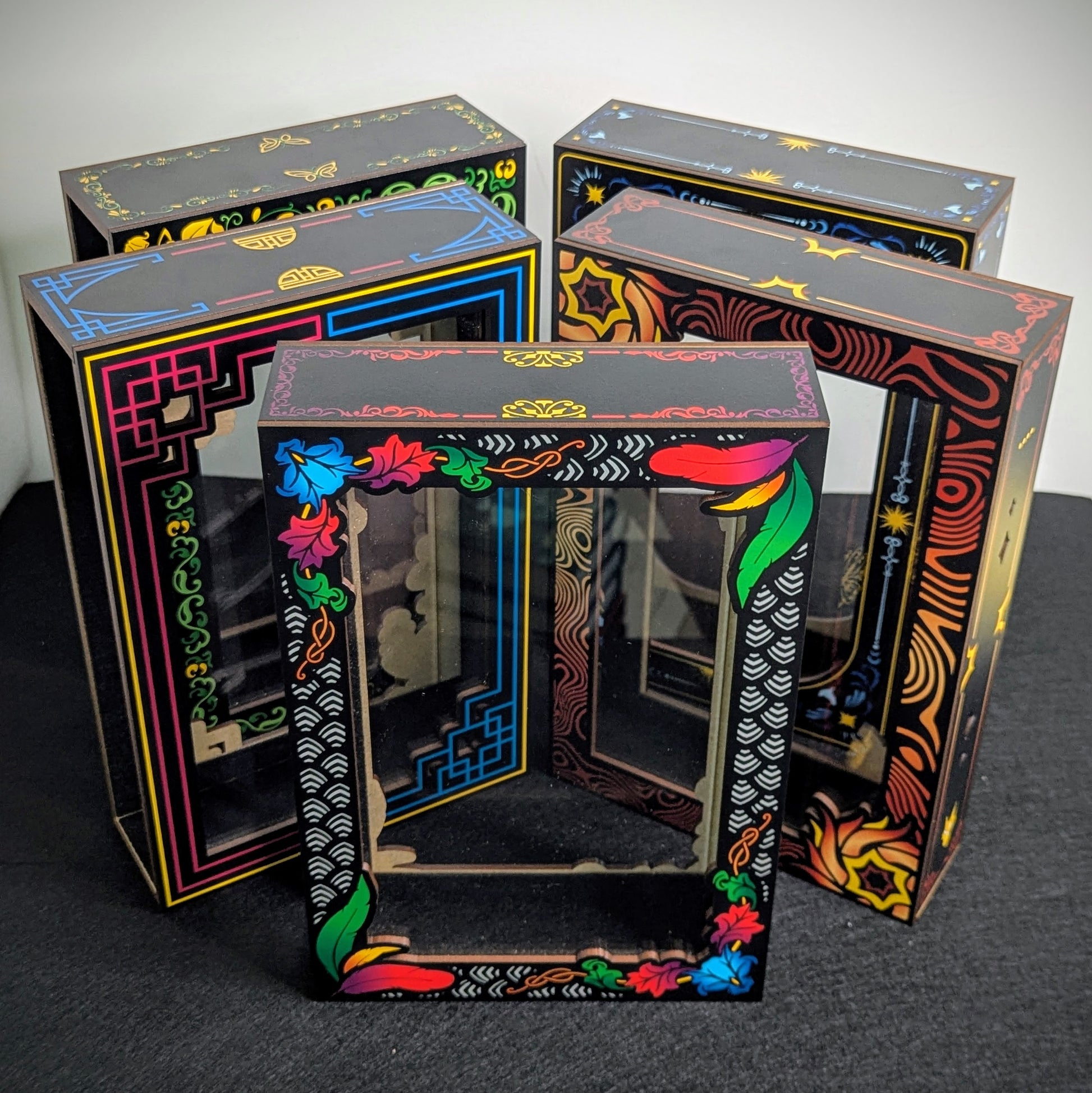 book display cases for brandon sanderson secret project books Tress Frugal Yumi Sunlit Man Emberdark
