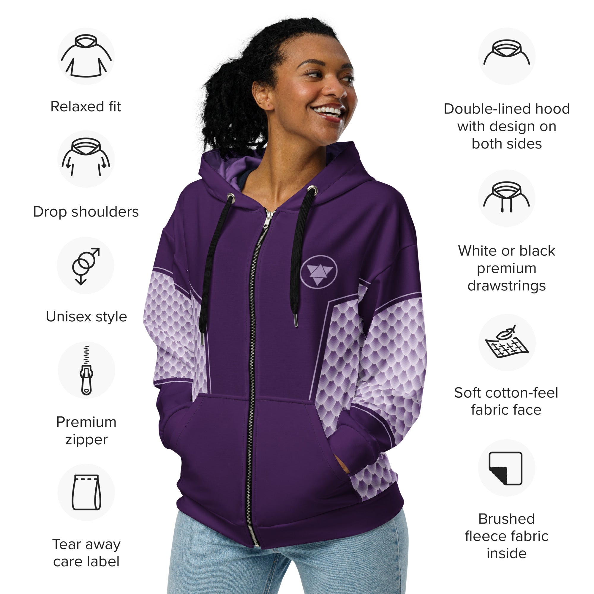 Zip Hoodie - The Order - Ryan Cahill – Dragon Woodshop