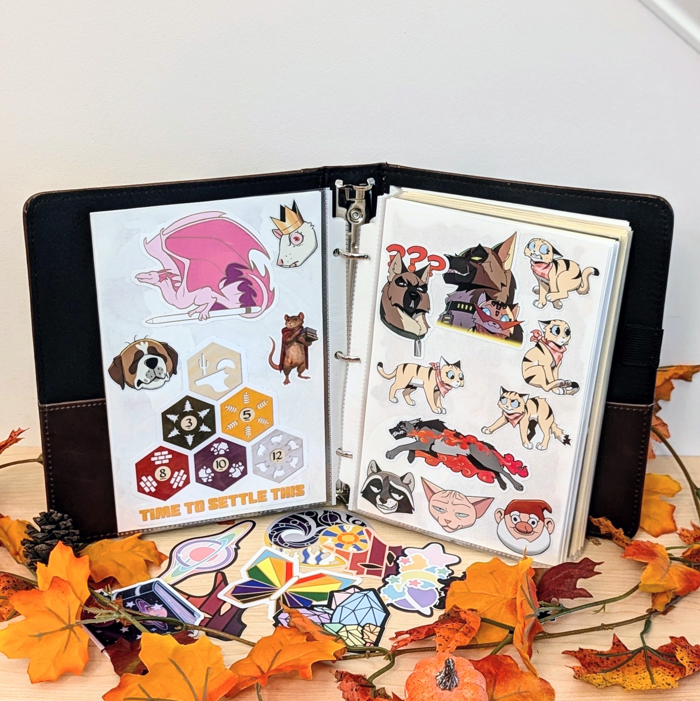 Reusable Sticker Collection Album β Dragon Woodshop