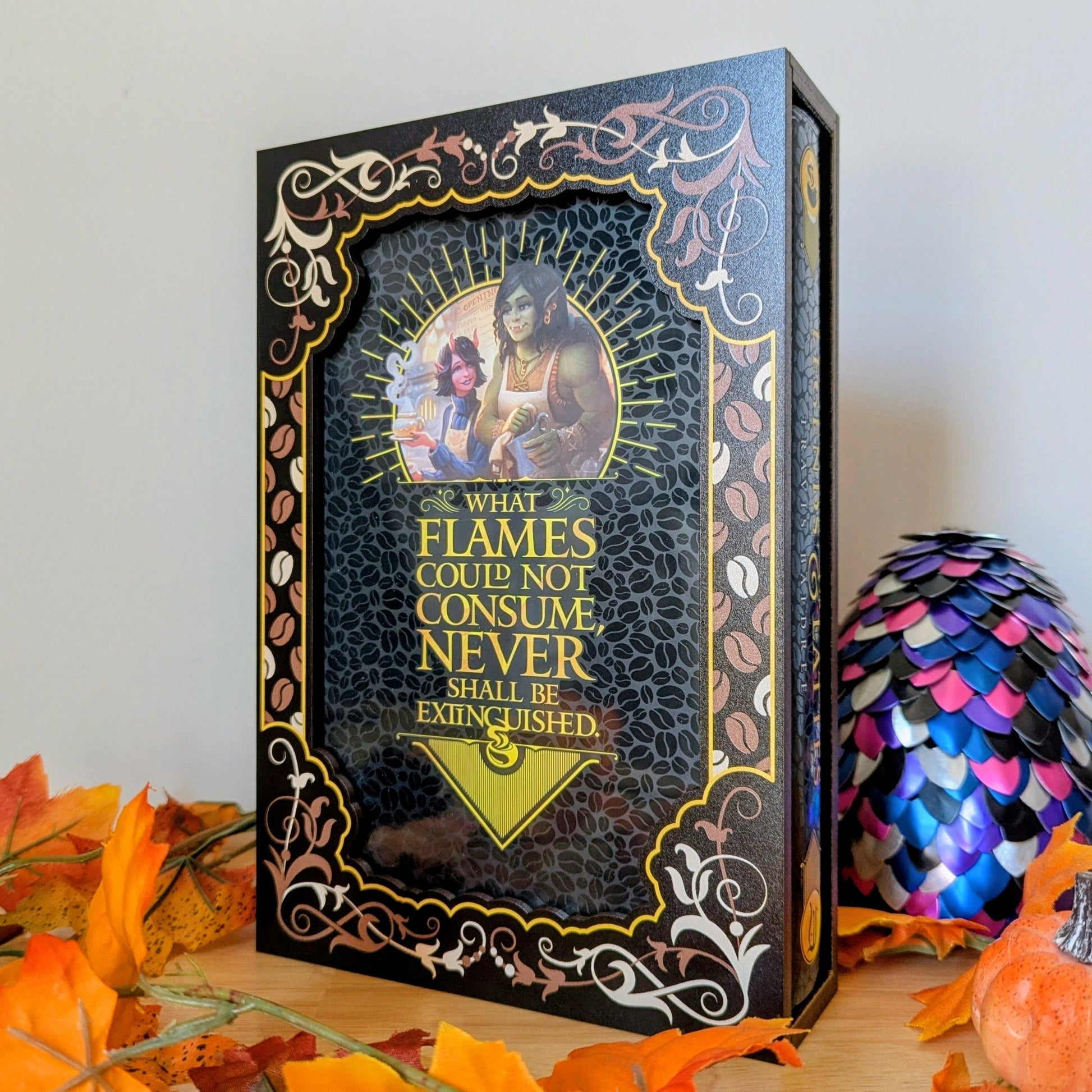 specialty printed book display case for collectible books 