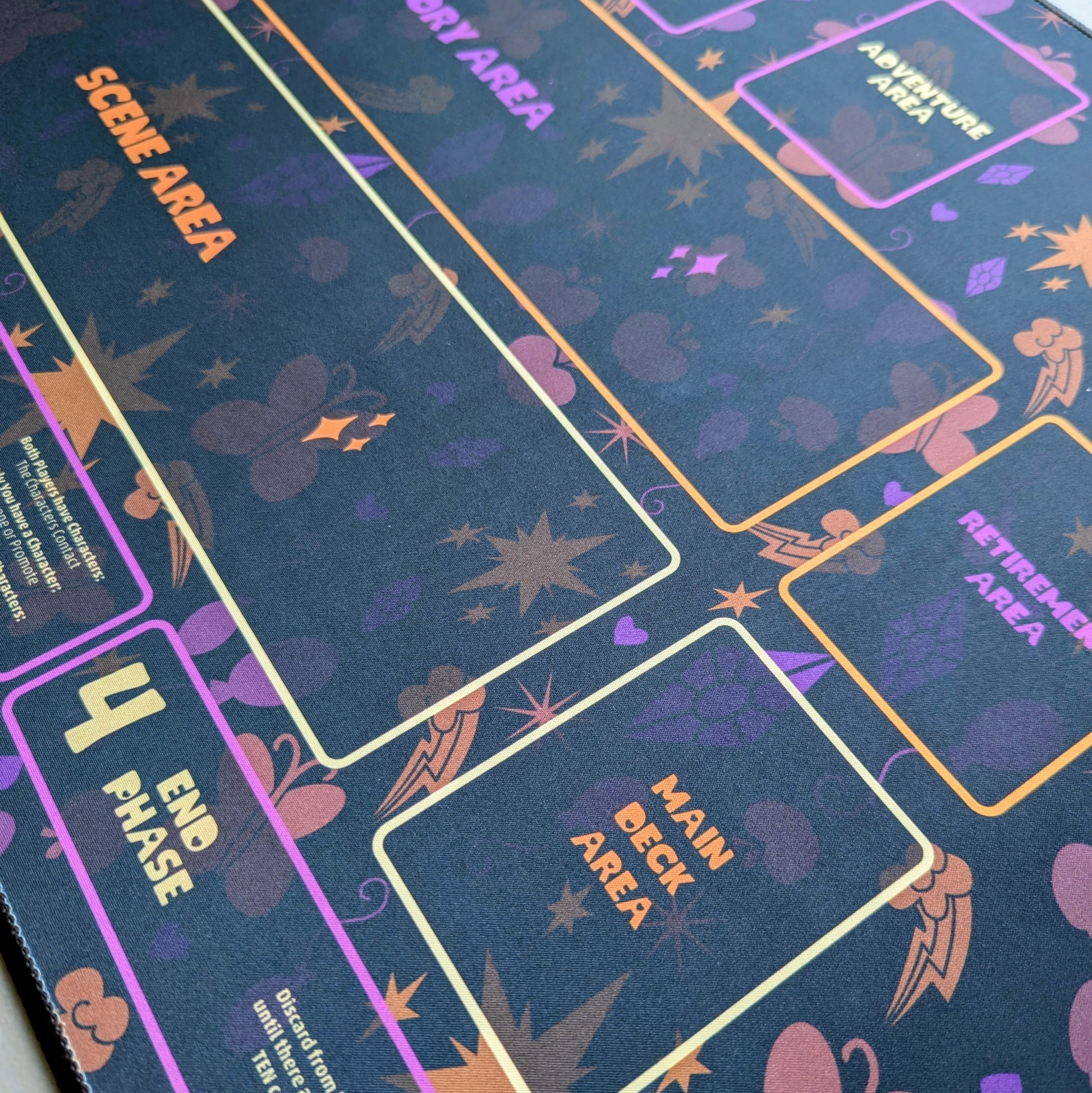 fable's folio playmat for my little pony trading card game from kayou magic the gathering applejack fluttershy rainbow dash rarity pinkie pie princess twilight sparkle