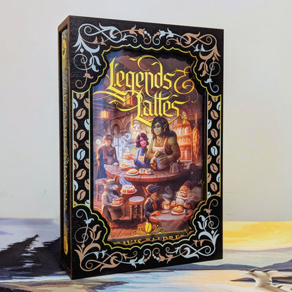 Legends and Lattes Travis Baldree wraithmarked edition special book display case