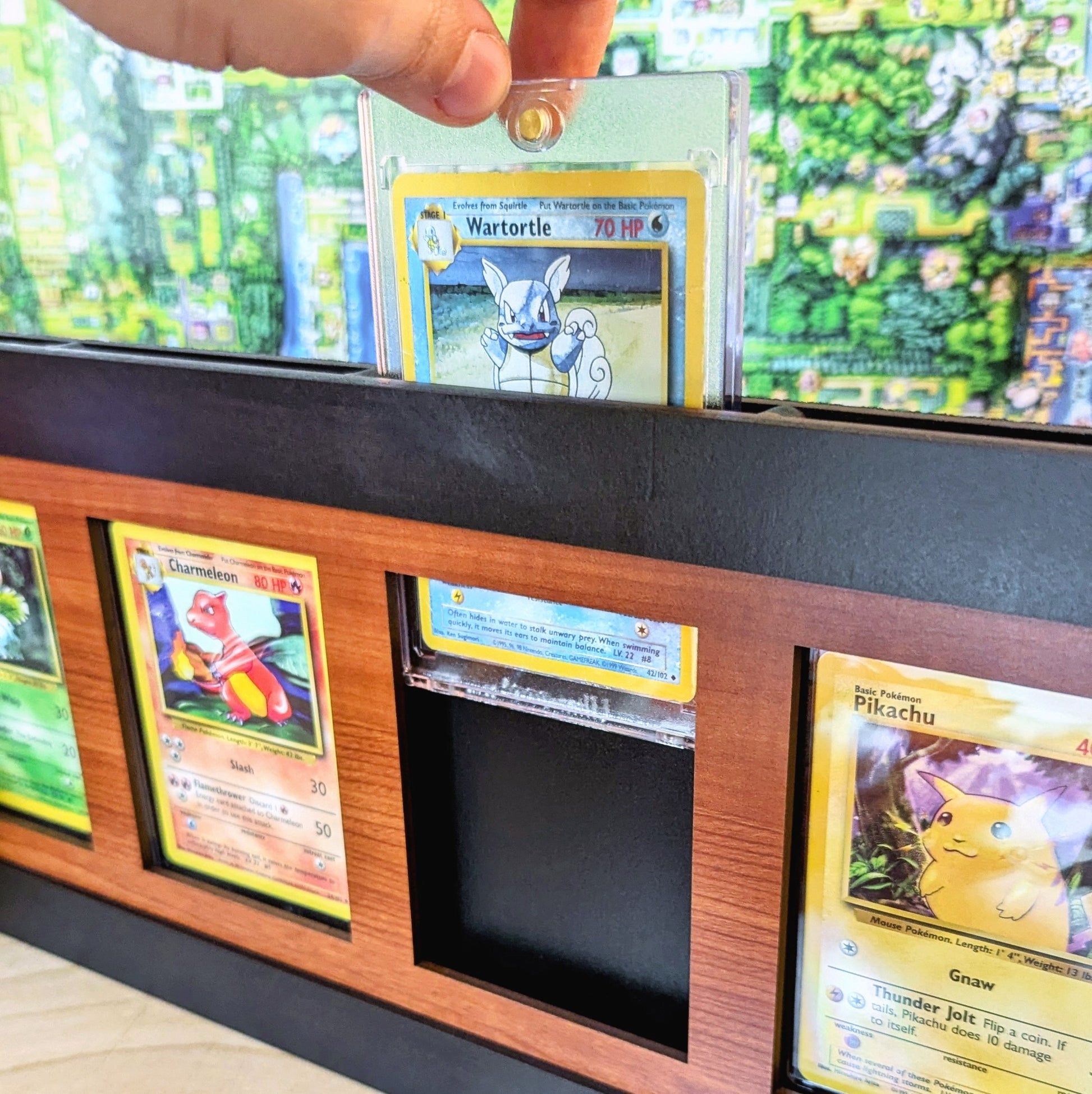 magnetic one touch card display frame for pokemon cards, yu gi oh, magic the gathering, brandon sanderson cosmere RPG, and more