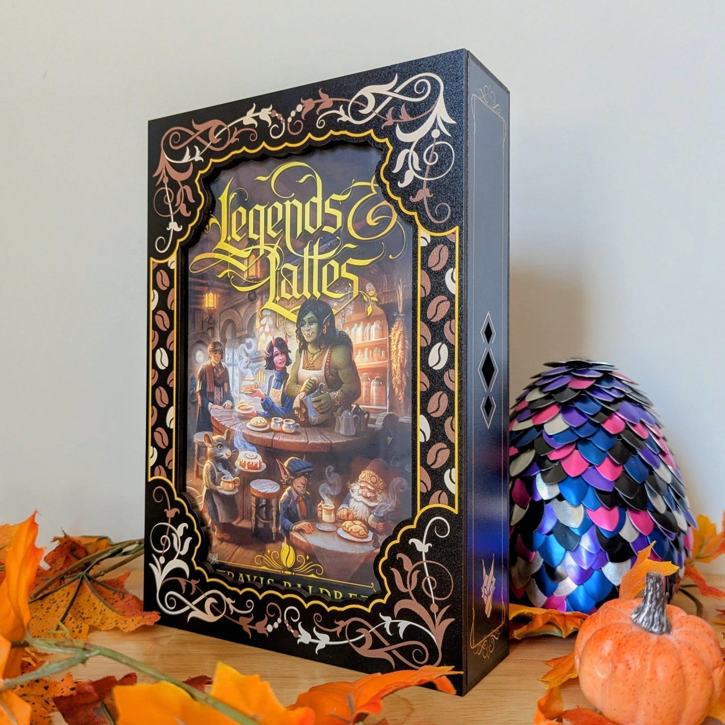 specialty printed book display case for collectible books wraithmarked legends and lattes