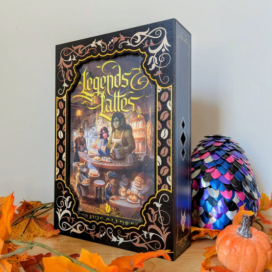 specialty printed book display case for collectible books wraithmarked legends and lattes